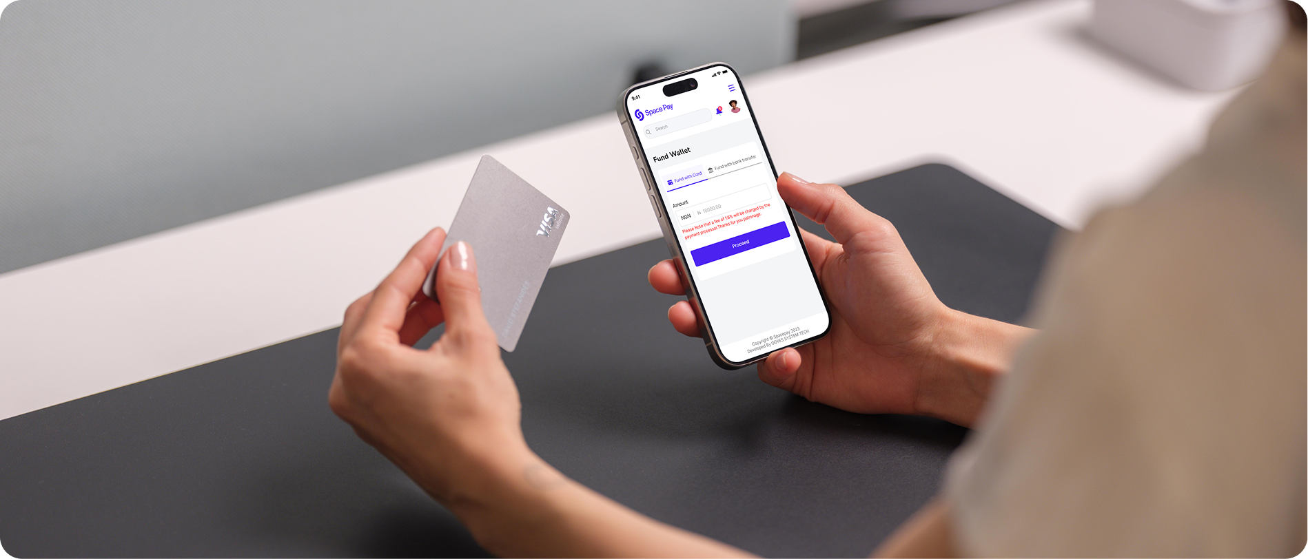 Spacepay Mobile Mockup